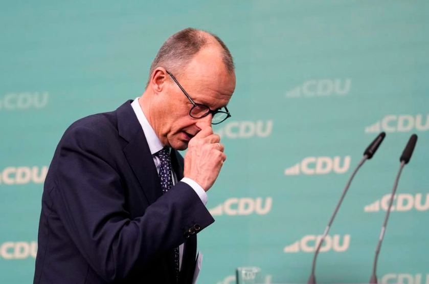 O vencedor das eleições alemãs, Friedrich Merz.